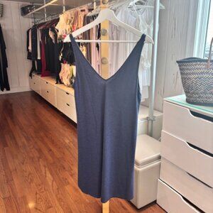 Natori Shangri - La Chemise in Night Blue and size Small